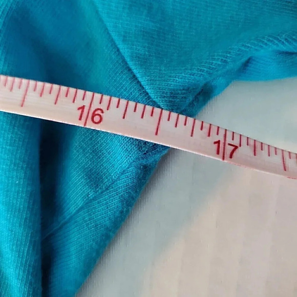 Women's LIFE IS GOOD XS Extra Small Teal Crusher Tee‎ "Soak It In" Back Graphic - Picture 5 of 7